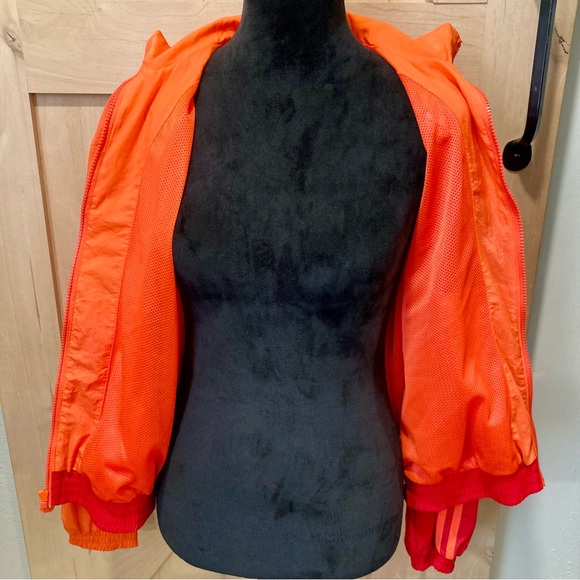 Adidas XS Japona TT Red and Orange Track Jacket Windbreaker Primegreen - Picture 9 of 16